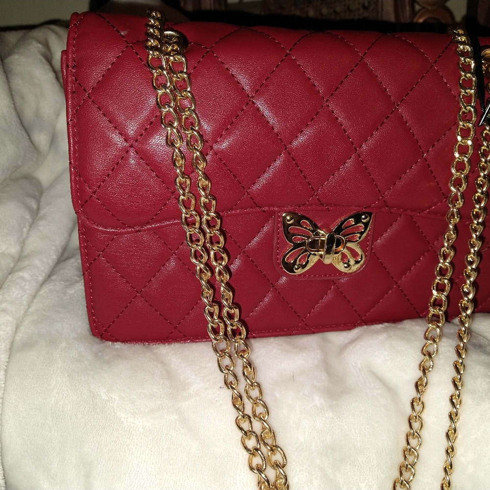 Deluxity Los Angeles butterfly clasp purse